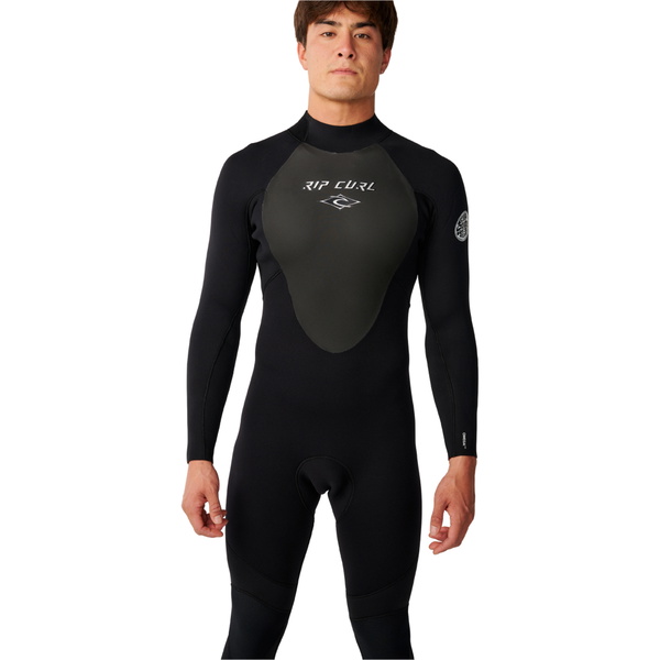 2026 Rip Curl M&auml;nner Omega 5/3mm R&uuml;ckenrei&szlig;verschluss Neoprenanzug 18RMFS - Black